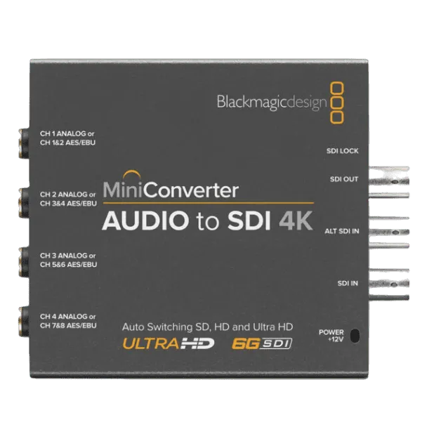Converter – Audio to SDI 4K 
